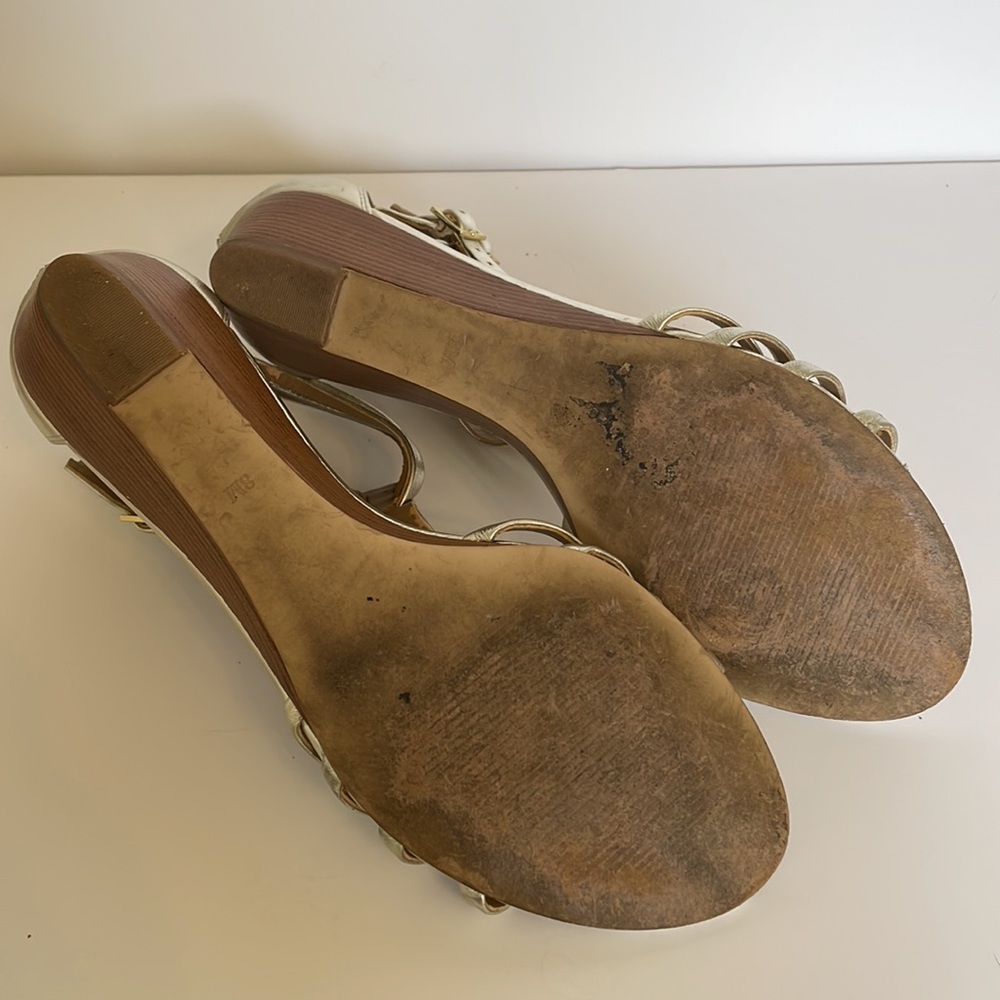 Talbots Metallic Wedges - Picture 6 of 6